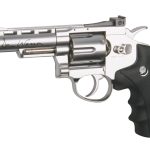 Replica airsoft revolver Dan Wesson silver 4'' CO2 - Dan Wesson 4'' Revolver