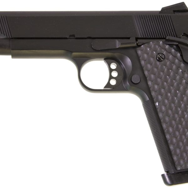 Airsoft replica GBB 1911 MEU Raven full metal gas black 1.0J - Replica GBB 1911 MEU Raven full metal black gas 1.0J