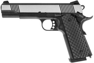Airsoft replica GBB 1911 MEU Raven full metal gas Silver 1.0J - Replica GBB 1911 MEU Raven Full Metal Silver Gas 1.0J