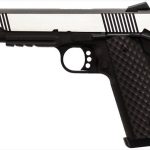 Réplique GBB 1911 MEU Rail Raven full metal gaz noir silver 1,0J -