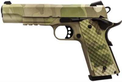Airsoft replica GBB 1911 MEU Rail Raven full metal gas Camo 1.0J - Gun