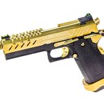 Réplique GBB gaz Hi-Capa 4.3 Noir / Or 0,9J -