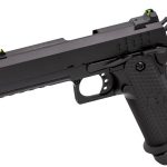 Réplique airsoft pistolet GBB  Raven Hi-Capa Hex-Comp Noir - Raven Hi-Capa Hex-Com Noir