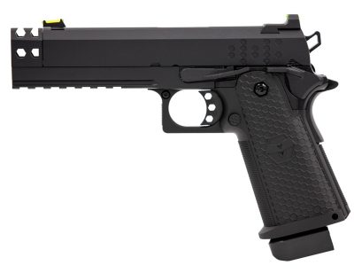Réplique airsoft pistolet GBB  Raven Hi-Capa Hex-Comp Noir - Raven Hi-Capa Hex-Com Noir - obrazek 3