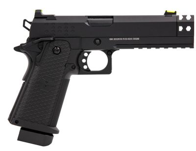 Réplique airsoft pistolet GBB  Raven Hi-Capa Hex-Comp Noir - Raven Hi-Capa Hex-Com Noir - obrazek 2