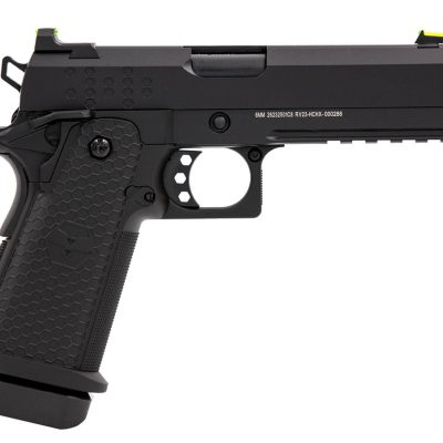 Réplique airsoft pistolet GBB  Raven Hi-Capa Hex-Comp Noir