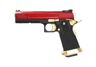Réplique airsoft HX1104 FULL RED gaz GBB - Pistolet