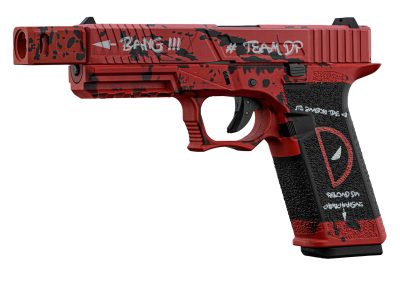 Réplique GBB VX7302 DP rouge et noir - Réplique GBB VX7 DR rouge et noir