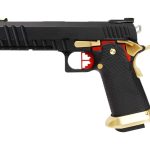 Réplique airsoft GBB HX2032 SEMI / FULL AUTO Noir & Or gaz 1.0J -