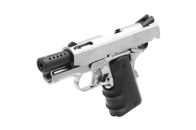 Réplique pistolet airsoft 1911 Mini silver gaz GBB - Pistolet 1911 mini silver - obrazek 3