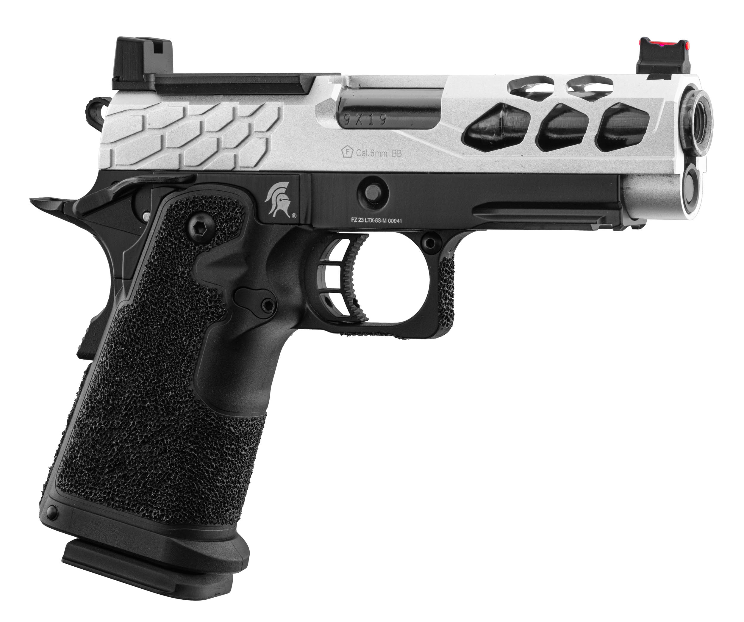Pistolet Airsoft GBB Stryk Hi-Capa 4.3 Silver Lancer Tactical OD-SA-PG9008S asgbox.pl Pistolet Airsoft GBB Stryk Hi-Capa 4.3 Silver Lancer Tactical