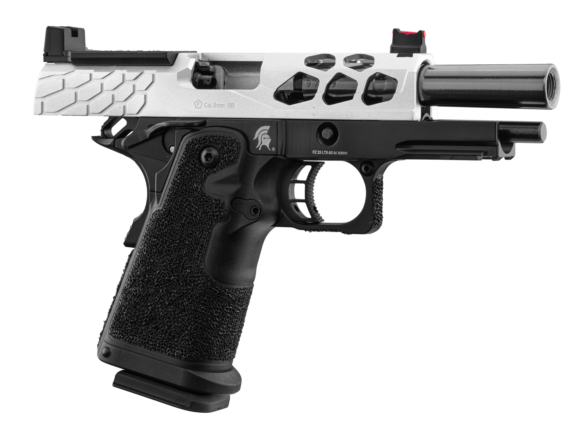 Pistolet Airsoft GBB Stryk Hi-Capa 4.3 Silver Lancer Tactical OD-SA-PG9008S asgbox.pl Pistolet Airsoft GBB Stryk Hi-Capa 4.3 Silver Lancer Tactical - obrazek 2