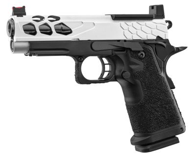 GBB Stryk Hi-Capa 4.3 Silver Lancer Tactical Airsoft Pistol -