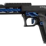 Pistolet GBB Lancer Tactical CTHULHU airsoft noir/bleu - Réplique GBB CTHULHU Lancer Tactical Noir/Bleu
