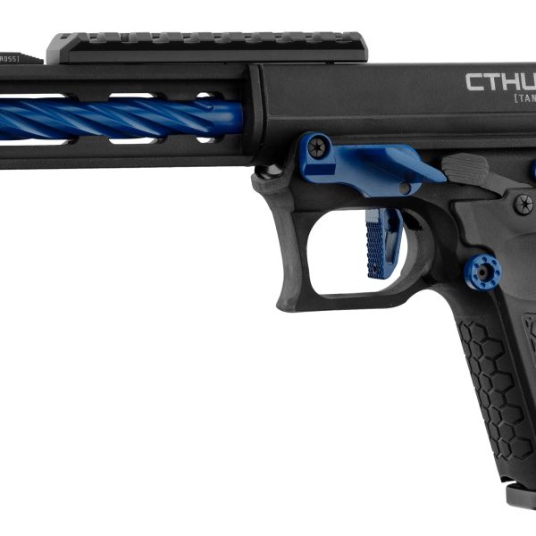 Pistolet GBB Lancer Tactical CTHULHU airsoft noir/bleu - Réplique GBB CTHULHU Lancer Tactical Noir/Bleu