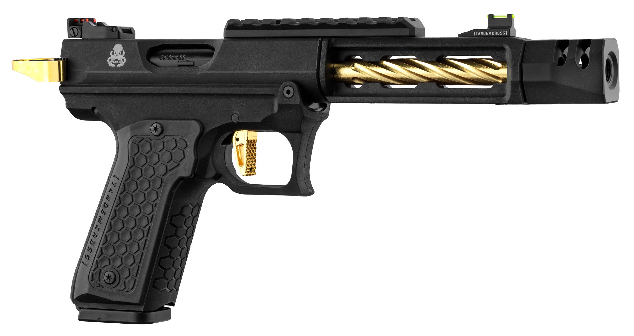 Pistolet GBB Lancer Tactical CTHULHU airsoft noir/or OD-SA-PG9010G asgbox.pl Pistolet GBB Lancer Tactical CTHULHU airsoft noir/or - obrazek 3