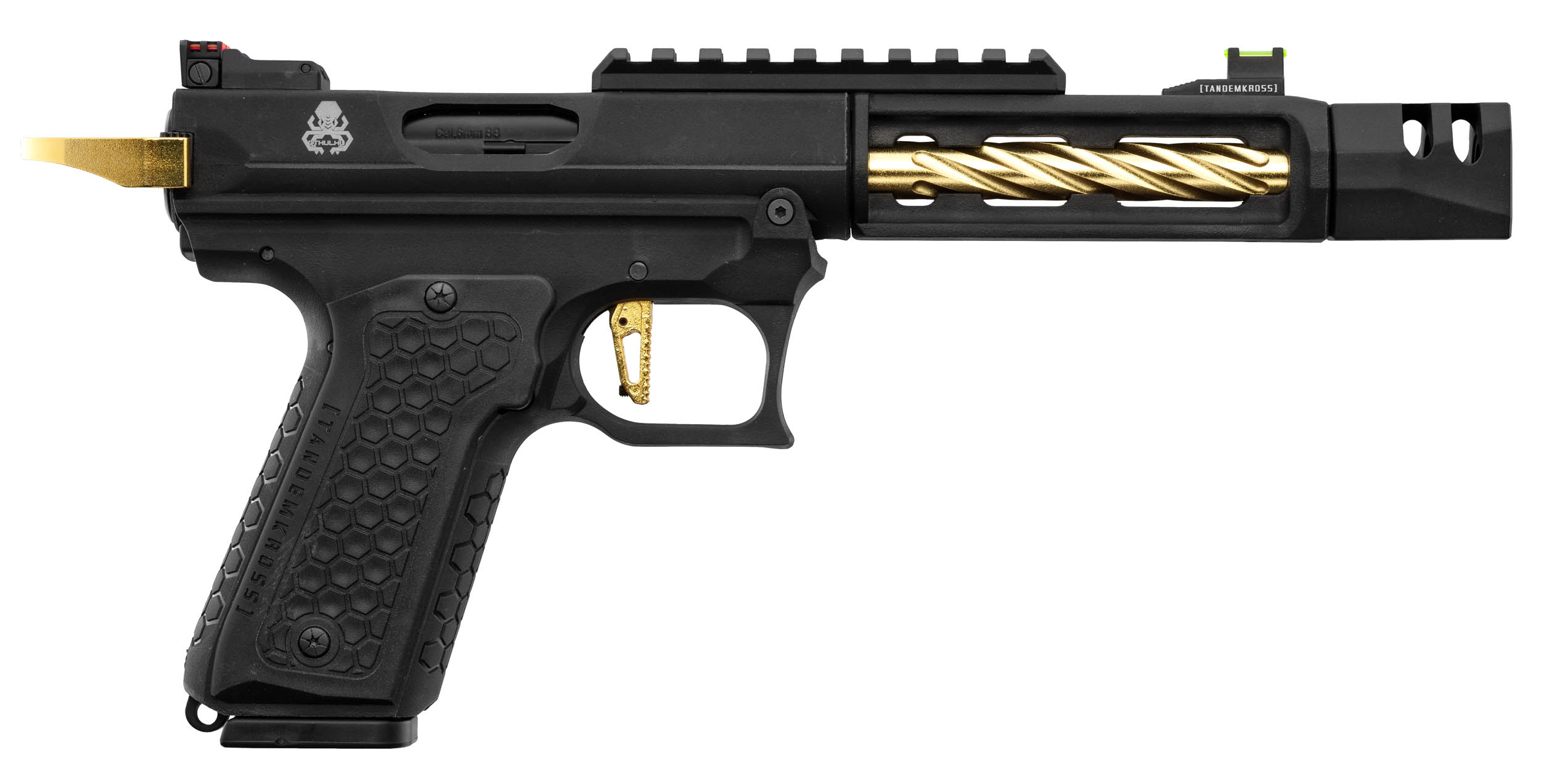 Pistolet GBB Lancer Tactical CTHULHU airsoft noir/or OD-SA-PG9010G asgbox.pl Pistolet GBB Lancer Tactical CTHULHU airsoft noir/or - obrazek 5