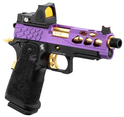 Lancer Tactical Stryk Hi-Capa 4.3 Violet/Or + RMR - Pistolet Airsoft GBB Stryk Hi-Capa 4.3 + RMR violet/or Lancer Tactical - obrazek 6