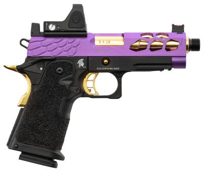 Lancer Tactical Stryk Hi-Capa 4.3 Violet/Or + RMR - Pistolet Airsoft GBB Stryk Hi-Capa 4.3 + RMR violet/or Lancer Tactical - obrazek 3
