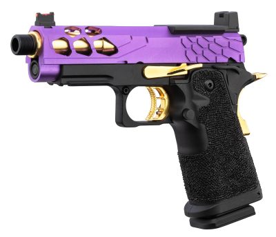 Lancer Tactical Stryk Hi-Capa 4.3 Violet/Or - Pistolet Airsoft GBB Stryk Hi-Capa 4.3 violet/or Lancer Tactical