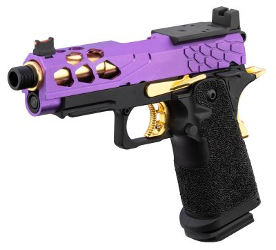 Lancer Tactical Stryk Hi-Capa 4.3 Violet/Or - Pistolet Airsoft GBB Stryk Hi-Capa 4.3 violet/or Lancer Tactical - obrazek 6
