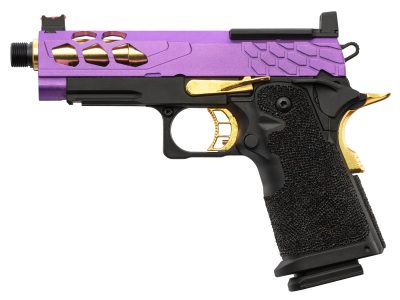 Lancer Tactical Stryk Hi-Capa 4.3 Violet/Or - Pistolet Airsoft GBB Stryk Hi-Capa 4.3 violet/or Lancer Tactical - obrazek 4