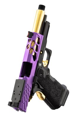 Lancer Tactical Stryk Hi-Capa 4.3 Violet/Or - Pistolet Airsoft GBB Stryk Hi-Capa 4.3 violet/or Lancer Tactical - obrazek 7