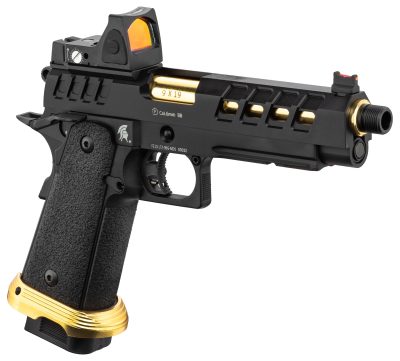 Lancer Tactical HERACLES Hi-Capa 5.1 Noir/Gold RMR - Pistolet Airsoft GBB HERACLES Hi-Capa 5.1 Noir/Gold avec RMR Lancer Tactical - obrazek 5