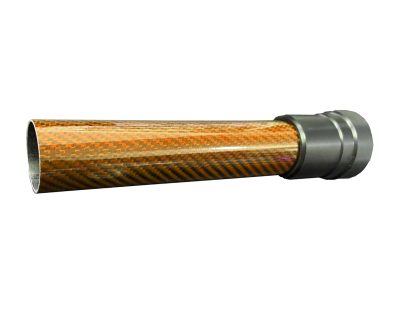 Monk Custom CANNON carbone pour M4 Airsoft - Orange 7" - obrazek 3