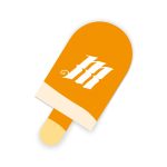 Autocollant MONK 'Orange Ice Cream' -