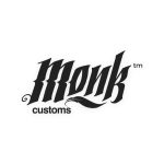 'MONK Customs' Decal - Noir