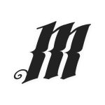 MONK Customs 'M' Decal - Blanc