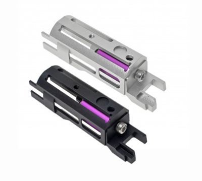 Cage nozzle en aluminium B02 blowback Housing pour Hi-Capa - ARGENT