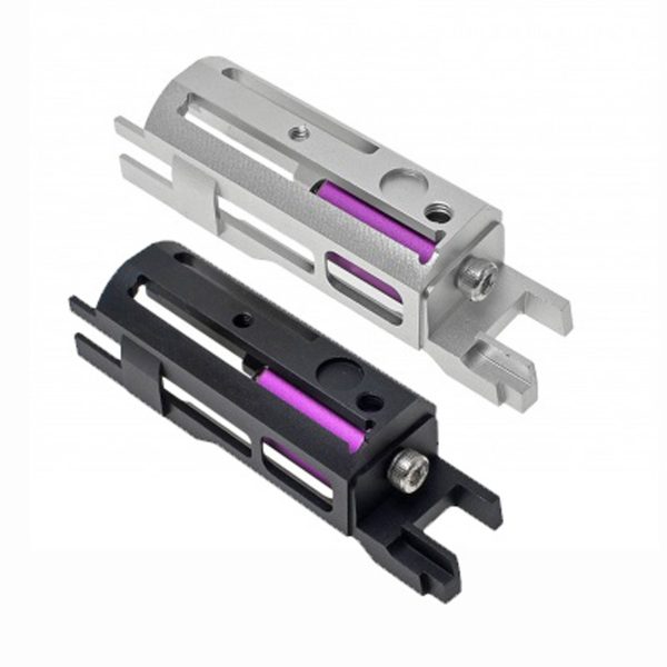 Cage nozzle en aluminium B02 blowback Housing pour Hi-Capa - ARGENT