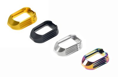 Magwell Match Grade T01 en aluminium pour Hi-Capa - ARGENT