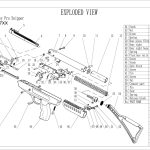 Pièces détachées pour pistolet à air LANGLEY PRO SNIPER