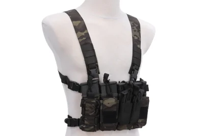 Kamizelka taktyczna typu Chest Rig Specna Arms Tactical Adaptive MC Black - obrazek 3