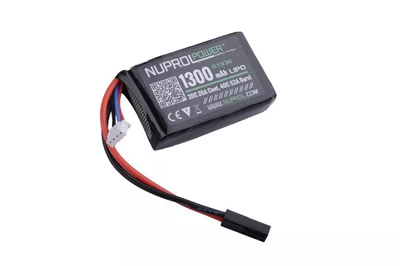 Akumulator LiPo 11.1V 1300mAh 20C - PEQ OD-G-WEE-06-010611-00 asgbox.pl Akumulator LiPo 11.1V 1300mAh 20C - PEQ - obrazek 2