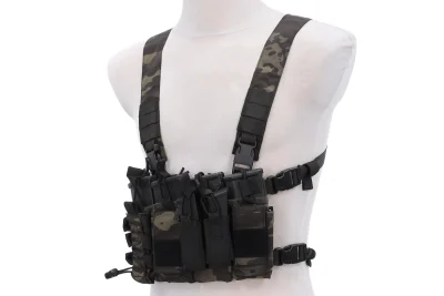 Kamizelka taktyczna typu Chest Rig Specna Arms Tactical Adaptive MC Black - obrazek 5