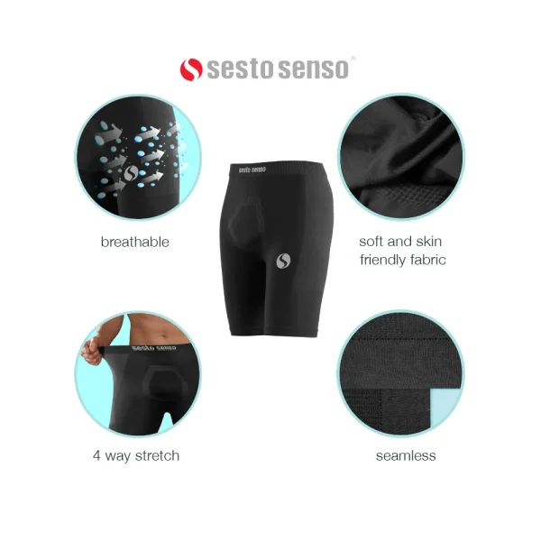 asgbox.pl - Spodenki termiczne Sesto Senso Thermo Active CL41 Czarne
