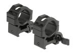 Leapers QD 25.4mm CNC Mount Rings Medium Black - obrazek 2