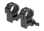 Leapers 30mm QD CNC Mount Rings High Black - obrazek 2