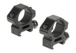 Leapers 25.4mm Mount Rings Low Black - obrazek 2