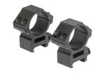 Leapers 30mm Mount Rings Medium Black - obrazek 2
