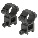Leapers 30mm Mount Rings High Black