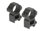 Leapers 30mm Mount Rings High Black - obrazek 2