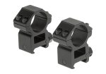 Leapers 25.4mm Mount Rings High Black - obrazek 2