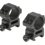 Leapers 25.4mm Mount Rings Medium Black