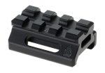 Leapers Universal Super Slim Riser Mount 3 Slot 0.50' Black