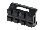 Leapers Universal Super Slim Riser Mount 3 Slot 0.50' Black - obrazek 3